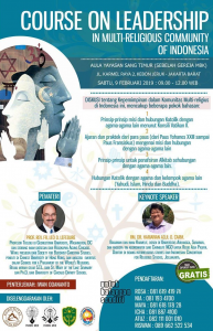 SEMINAR COURSE ON LEADERSHIP 2019 @ Aula Yayasan Sang Timur (sebelah Gereja MBK)