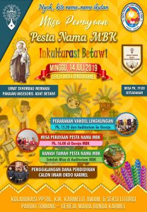 MISA PESTA NAMA MBK 2019 INKULTURASI BETAWI @ Gereja MBK & Auditorium MBK