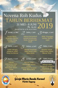 NOVENA ROH KUDUS TAHUN BERHIKMAT 2019 @ Gereja MBK