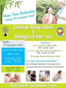SEMINAR HIDUP SEHAT & BAHAGIA DI HARI TUA @ Auditorium MBK