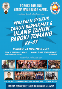 SYUKURAN ULANG TAHUN MBK KE-47 @ Gereja MBK dan Auditorium MBK