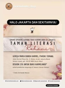 PEMBUKAAN TAMAN LITERASI ROHANI MBK 2022