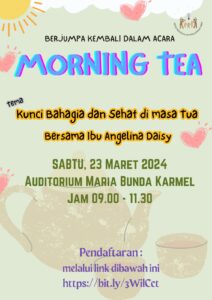 MORNING TEA 23 MARET 2024 @ Auditorium Gereja MBK