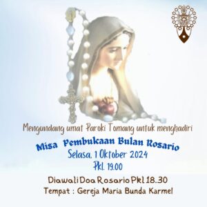 MISA PEMBUKAAN BULAN ROSARIO 2024 @ Gereja Maria Bunda Karmel