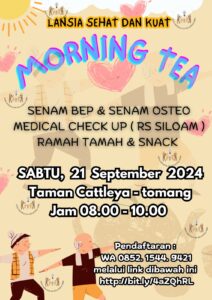 MORNING TEA 21 SEPTEMBER 2024 @ Taman Cattelya Tomang