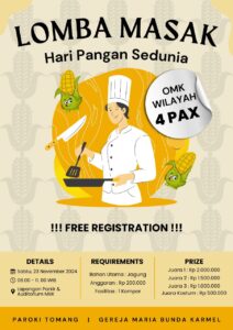 LOMBA MASAK ANTAR OMK WILAYAH @ Parkiran depan Auditorium MBK