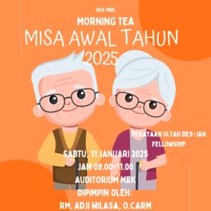 MORNING TEA 11 JANUARI 2025 @ Auditorium Gereja MBK