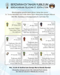 BERZIARAH DI TAHUN YUBILEUM 2025 - BERDASARKAN TELADAN ST. EDITH STEIN @ Auditorium MBK