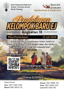 PENDAFTARAN KELOMPOK BARU EJ ANGKATAN 18 2025