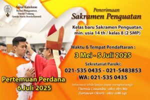 PEMBUKAAN KELAS BARU PENERIMAAN SAKRAMEN PENGUATAN 2025 @ Sekretariat MBK