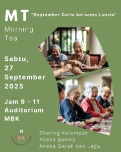MORNING TEA 27 SEPTEMBER 2025 @ Auditorium MBK