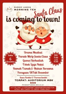 MORNING TEA 6 DESEMBER 2025 @ Auditorium Gereja MBK