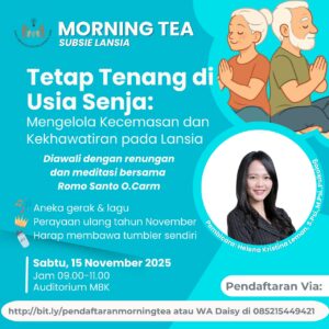 MORNING TEA 15 NOVEMBER 2025 @ Auditorium Gereja MBK