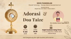 ADORASI & IBADAT TAIZE 8 JANUARI 2026 @ Kapel Susteran Sang Timur
