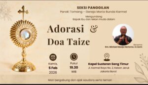 ADORASI & IBADAT TAIZE 5 FEBRUARI 2026 @ Kapel Susteran Sang Timur