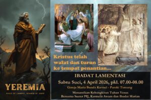 IBADAT LAMENTASI 2026 @ Gereja Maria Bunda Karmel