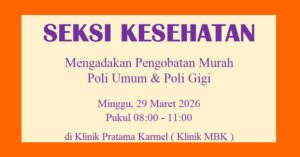PENGOBATAN MURAH POLIKLINIK UMUM DAN POLIKLINIK GIGI – MAR 2026 2 @ Klinik Pratama Karmel (Klink MBK)
